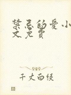 禁忌的爱小说全文免费