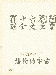 罗十六刘阿婆小说全文免费阅读