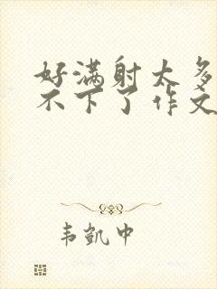 好满射太多了装不下了作文