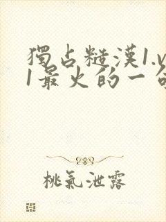 独占糙汉1.v1最火的一句