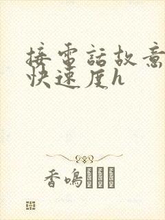 接电话故意做加快速度h