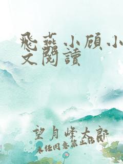 飞燕小顾小说全文阅读