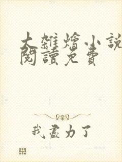 大杂烩小说全集阅读免费