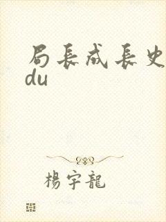 局长成长史sodu