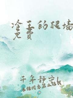 冷王的爬墙丑妃免费