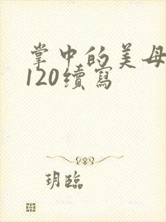 掌中的美母版主120续写