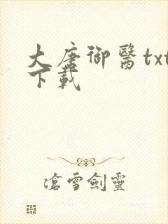 大唐御医txt下载