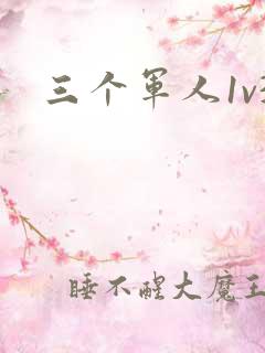 三个军人1v3