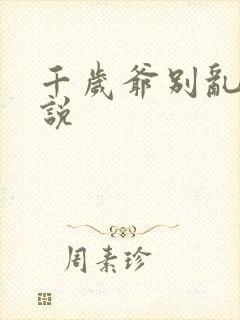 千岁爷别乱来小说