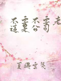 不要不要老板别这是公司