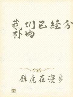 我们已经分手了补肉