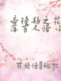 帝后劫之花开花落有人惜 小说