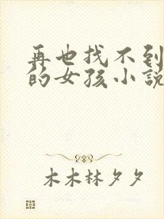 再也找不到曾经的女孩小说