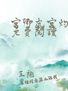 宫卿岚宫灼小说免费阅读