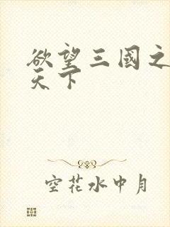 欲望三国之独占天下