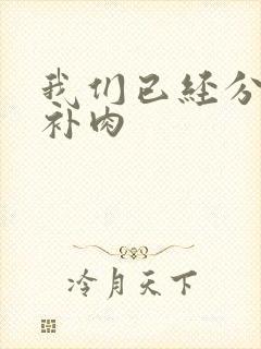 我们已经分手了补肉