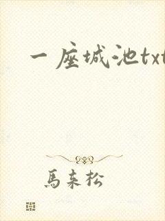 一座城池txt