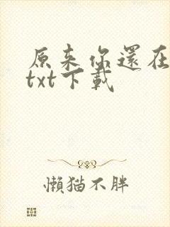 原来你还在这里txt下载