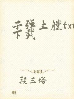 子弹上膛txt下载