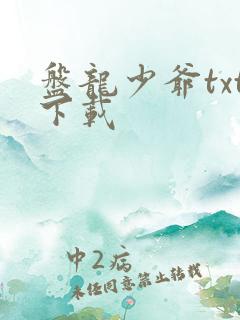 盘龙少爷txt下载