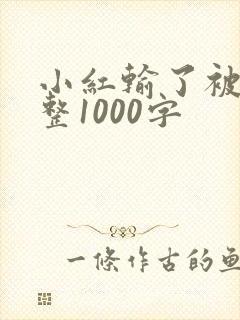 小红输了被小明整1000字