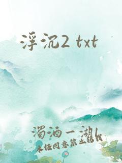 浮沉2 txt