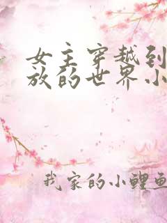 女主穿越到很开放的世界小说