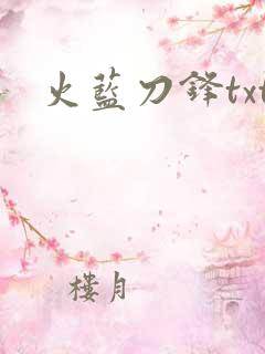 火蓝刀锋txt