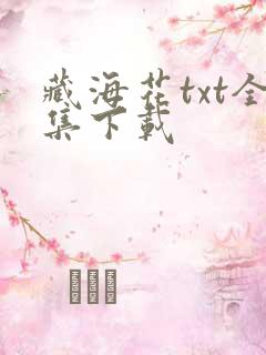 藏海花txt全集下载