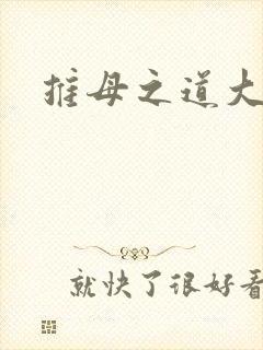 推母之道大结局