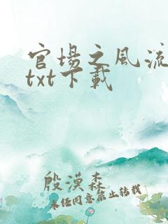 官场之风流人生txt下载