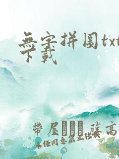 无字拼图txt下载