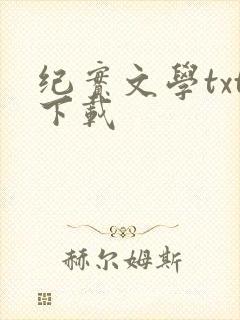 纪实文学txt下载