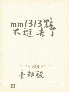 mm1313点不进去了