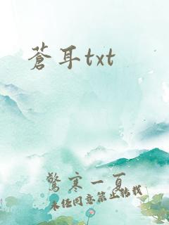 苍耳txt