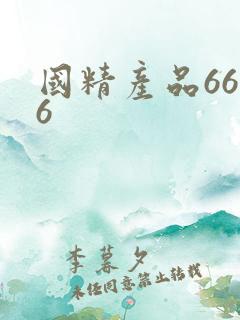 国精产品6666