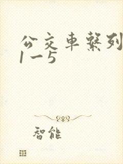 公交车系列合集1一5