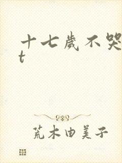 十七岁不哭txt