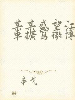 某某盛望江添肉车扩写微博