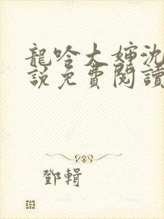 龙吟大婶沈浩小说免费阅读笔趣阁