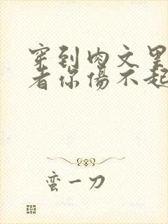 穿到肉文里的作者你伤不起