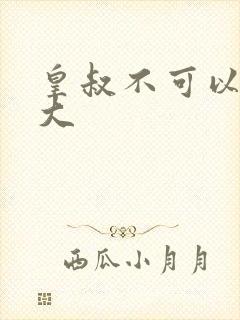 皇叔不可以 太大