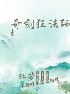 奇剑狂法师txt