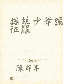 总统少爷跪地唱征服