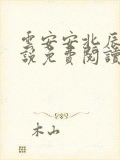 云安安北辰逸小说免费阅读