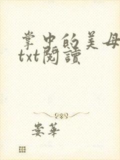 掌中的美母版主txt阅读