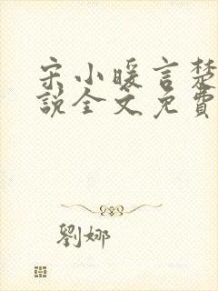 宋小暖言楚行小说全文免费阅读