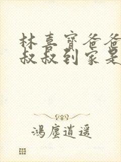 林喜宝爸爸叫李叔叔到家是哪一集