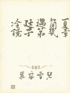 冷廷遇简夏对着镜子第几章