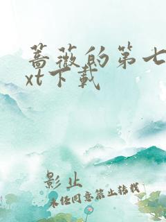 蔷薇的第七夜txt下载